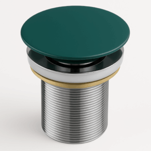 Korek Umywalkowy Klik-Klak Ciemny Zielony Mat – Aquaterris