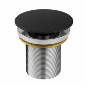 Korek Umywalkowy Klik-Klak Czarny Mat – Aquaterris