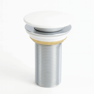 Korek Umywalkowy Klik-Klak Biały Połysk – Aquaterris